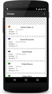 Formula Race Calendar capture 4