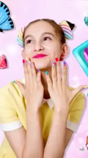 Nail Salon Game Girls Nail art capture 3
