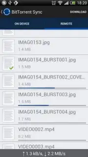 BitTorrent Sync capture 2