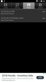 Default Music Player capture 3