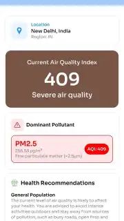 AQI(Air Quality Index) capture 3