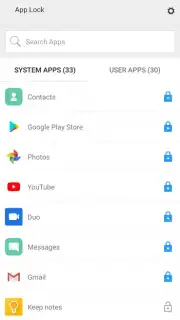 App Lock capture 3