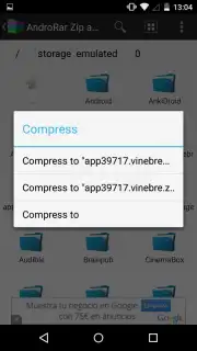 AndroRar Zip and Rar capture 4