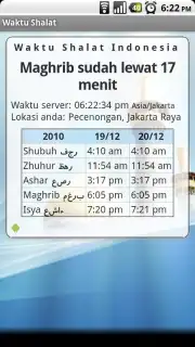 Waktu Shalat capture 3