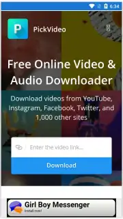 Pick Video downloader capture 1