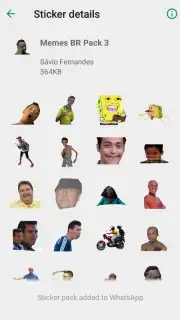 Brazil Funny Memes - Stickers Whatsapp capture 3