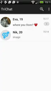 Triple chat, online dating capture 4