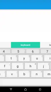 Teclado Xperia capture 4