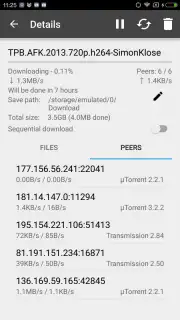 CatTorrent capture 1