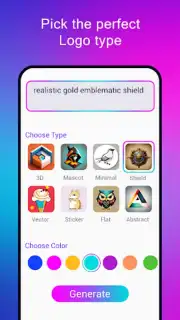 AI Logo maker, Logo generator capture 4