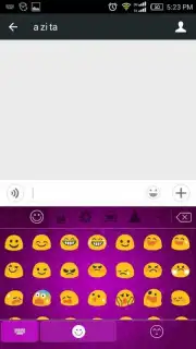 Lavender iKeyboard Theme capture 1