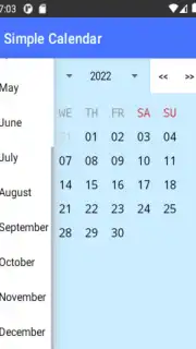Simple Calendar capture 1