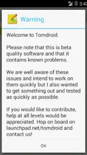 Tomdroid capture 4