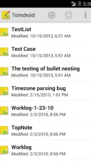 Tomdroid capture 8