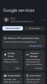 Google Play services capture 1