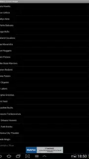 Basketball Livescore Widget capture 2