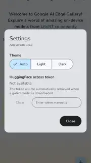 Google AI Edge Gallery capture 4