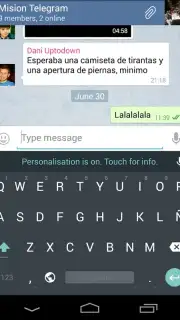 Android L Keyboard capture 4