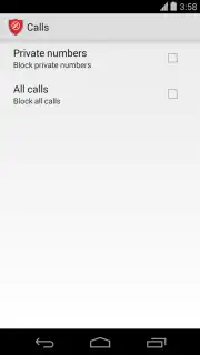 Calls Blacklist capture 2
