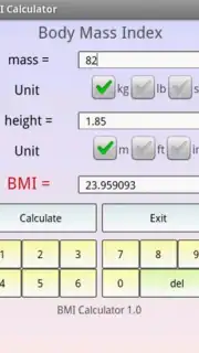 Health Calculator capture 4