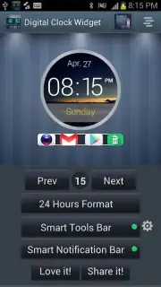 Digital Clock Widget capture 3