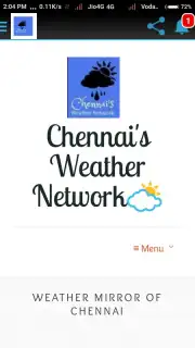 Chennai Weather capture 1
