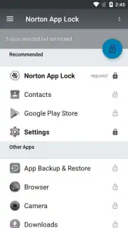 Norton App Lock capture 4