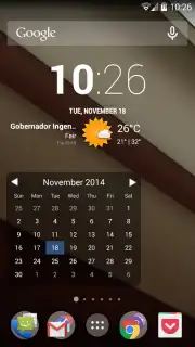 Month Calendar Widget capture 8