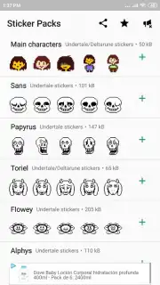Undertale & Deltarune Stickers for WhatsApp capture 1