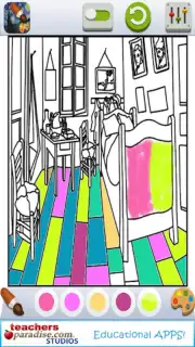 Vincent van Gogh Coloring Book capture 3