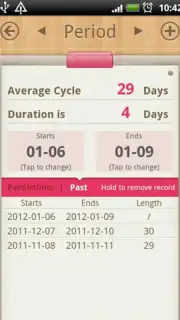 Period Calendar capture 5