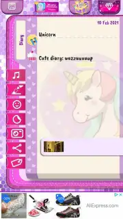 Unicorn Diary capture 4