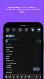 aShell capture 2