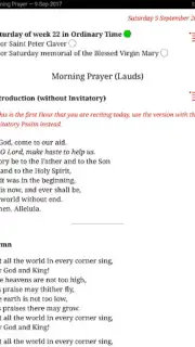 Catholic Calendar from Universalis capture 13