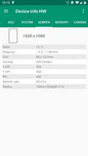 Device Info HW capture 6