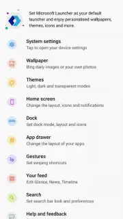 Microsoft Launcher Preview capture 6