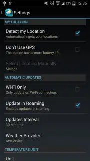 Weather & Clock Widget Android capture 8