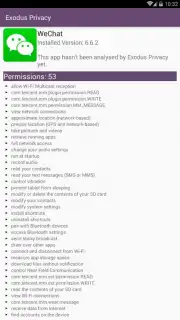 Exodus Privacy capture 3