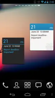 GO Calendar Widget capture 2
