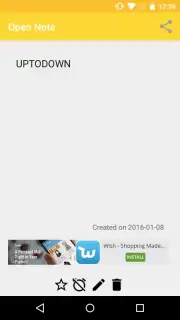 Open Note capture 2