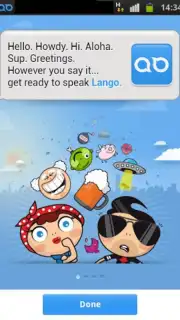 Lango Messaging capture 1
