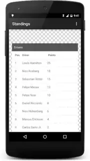 Formula Race Calendar capture 2