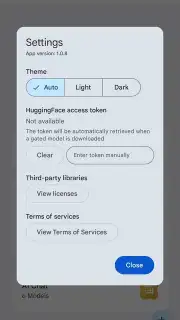 Google AI Edge Gallery capture 14