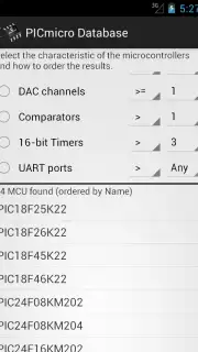PICmicro Database capture 1