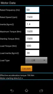 Motor Starting Time capture 2