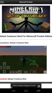 Mods Minecraft PE PRO capture 1