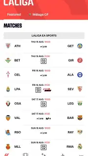 LALIGA Official App capture 7
