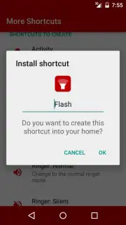 More Shortcuts capture 2
