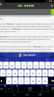 Real Madrid Official Keyboard capture 1