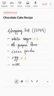Samsung Notes capture 3